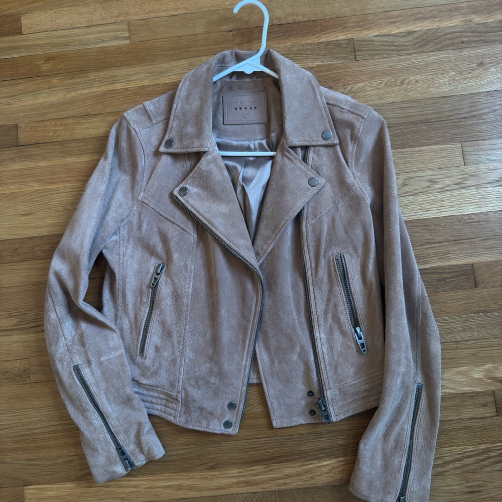 Blank NYC Light Brown Suede Jacket